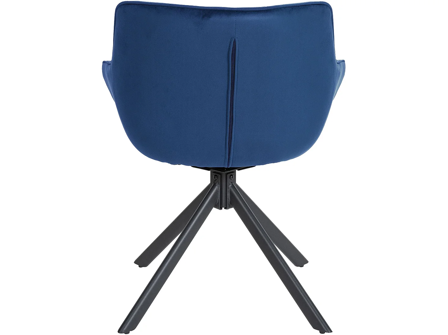 chaise salle à manger - Velours - Bleu - Westport