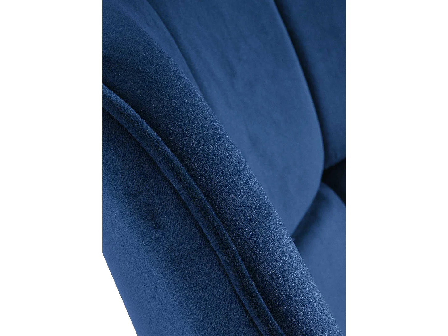 chaise salle à manger - Velours - Bleu - Westport