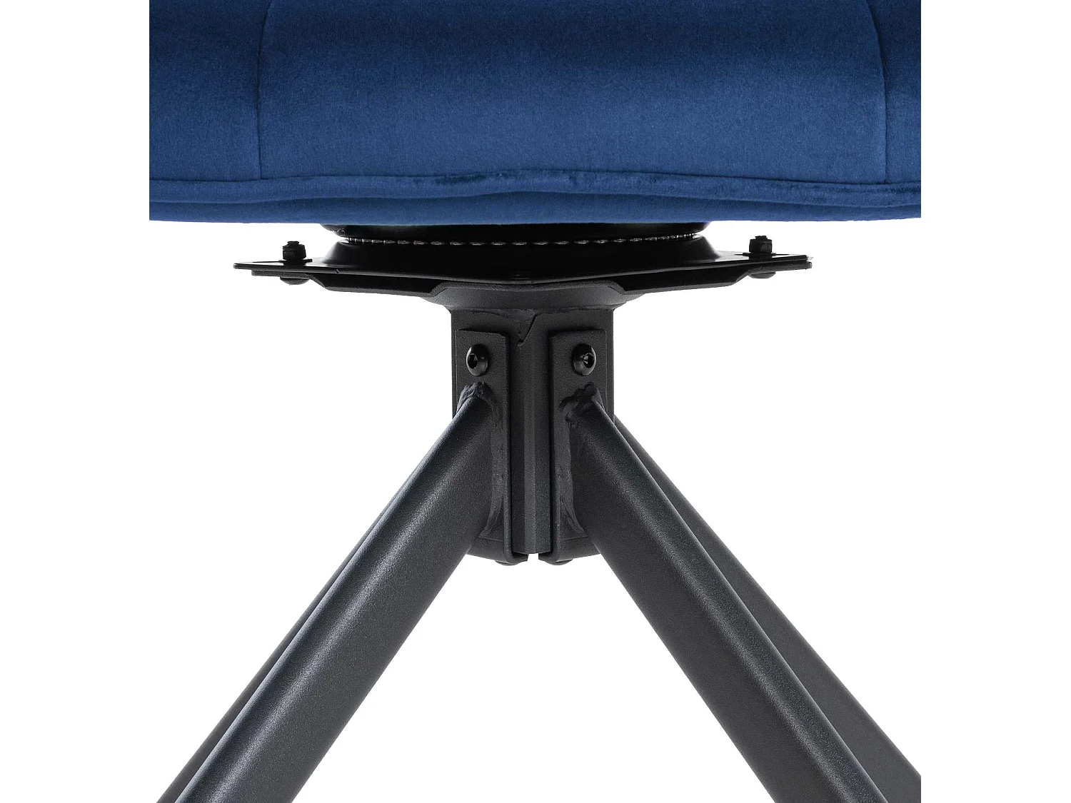 chaise salle à manger - Velours - Bleu - Westport