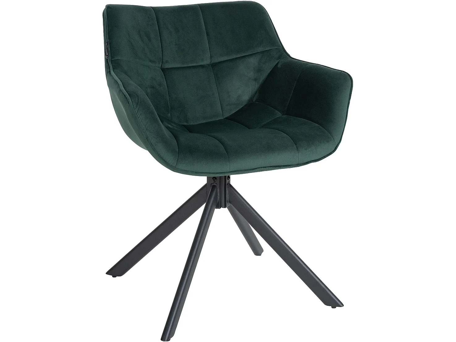 Eetkamerstoelen - Fluweel - groen - Westport