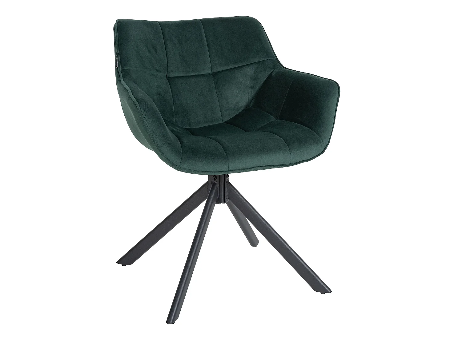 chaise salle à manger - Velours - Vert - Westport