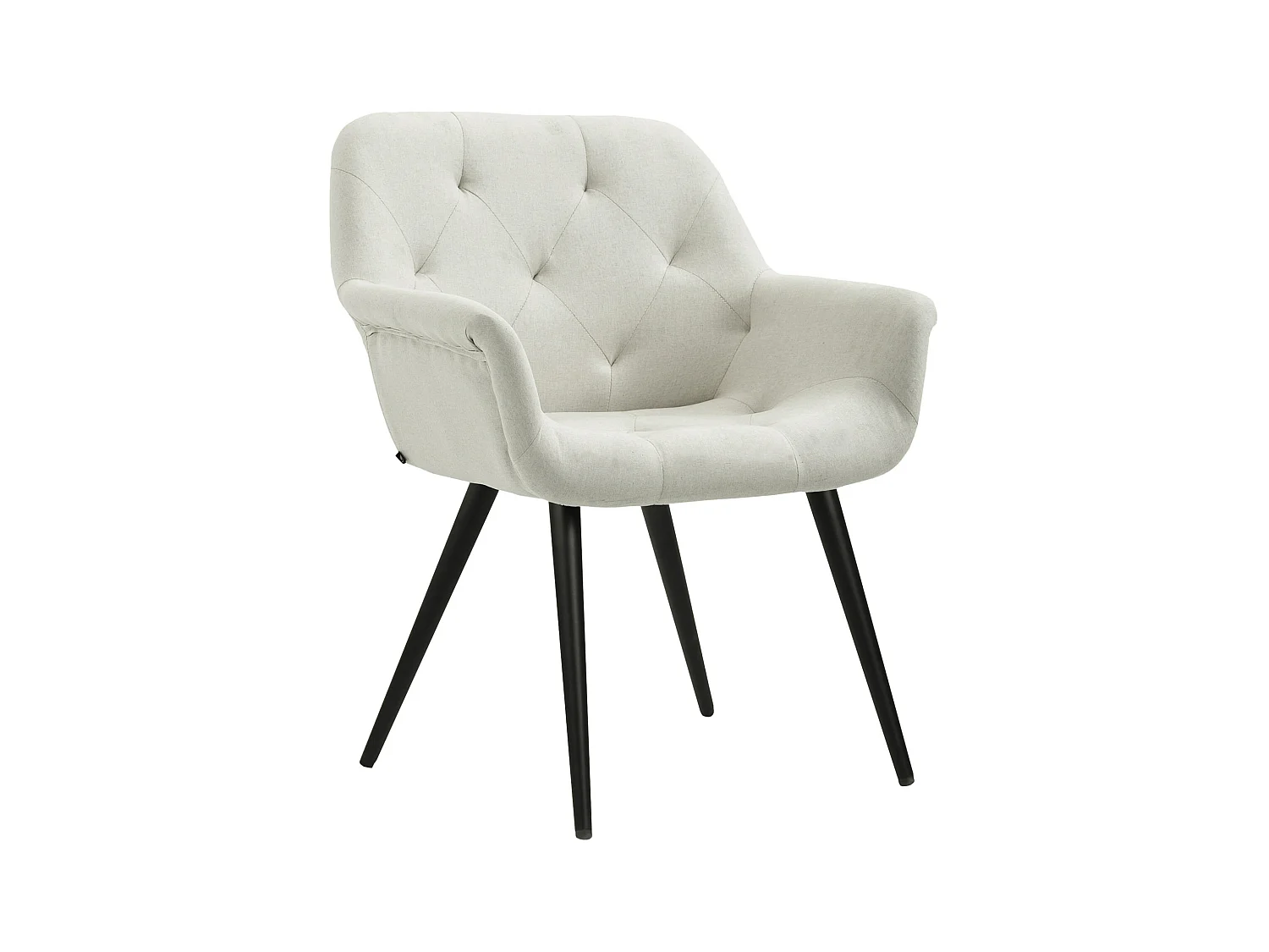 chaises avec accoudoirs - Tissu - Beige - Langford