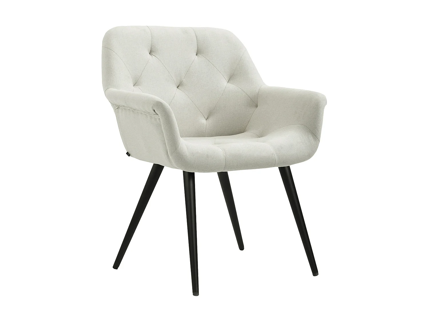 chaises avec accoudoirs - Tissu - Beige - Langford