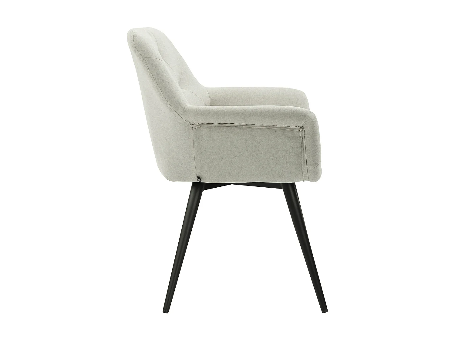 chaises avec accoudoirs - Tissu - Beige - Langford