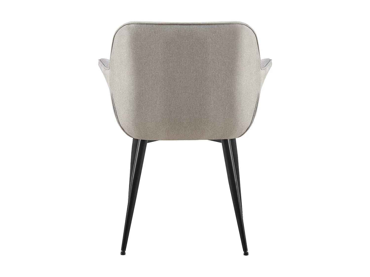 chaises avec accoudoirs - Tissu - Gris - Roseville