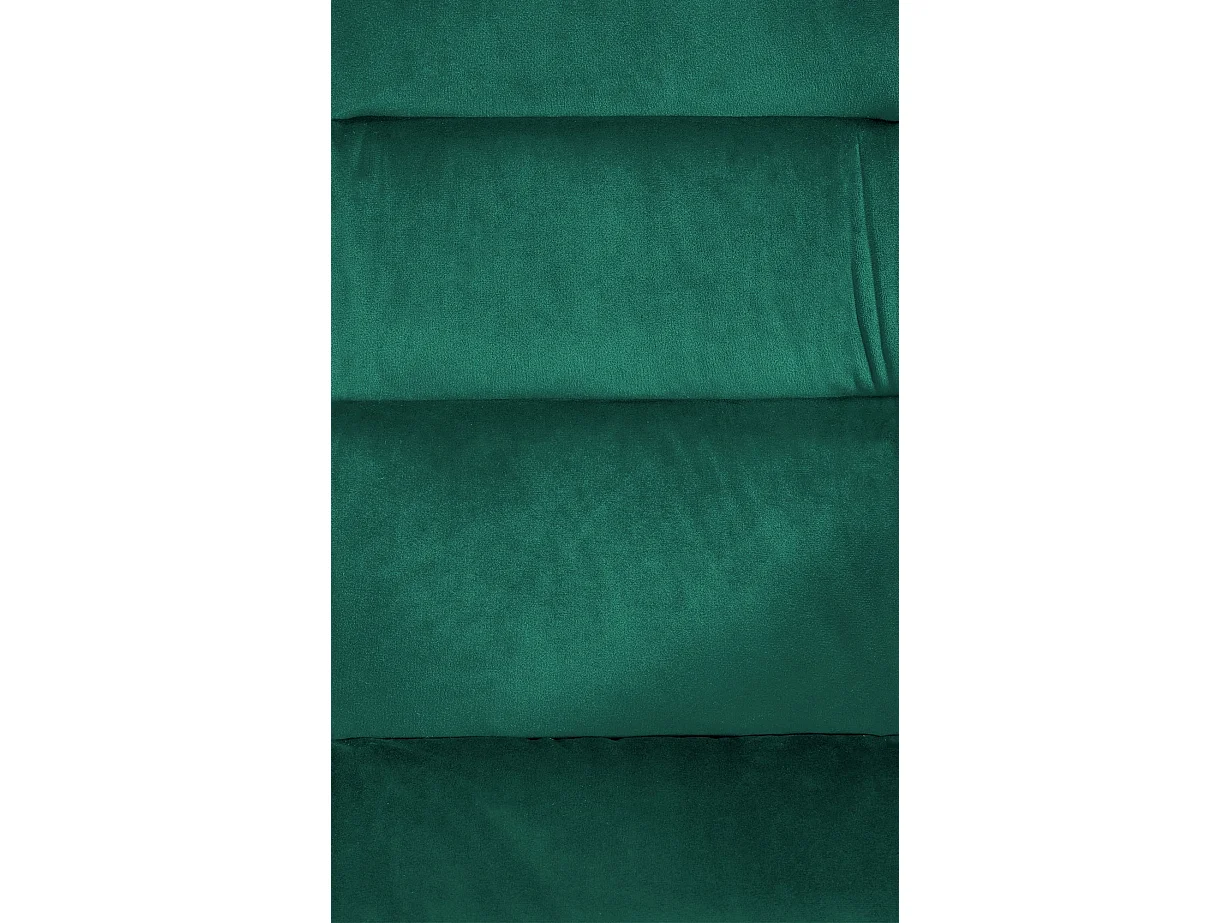 chaises avec accoudoirs - Velours - Vert - Russel