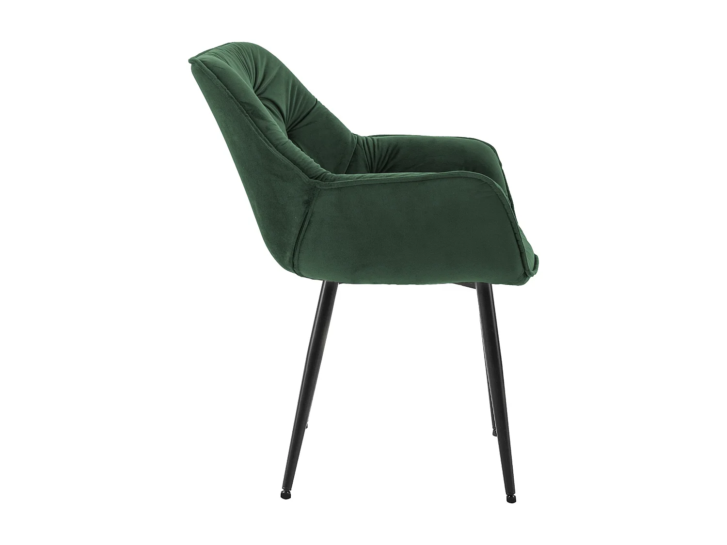 chaises avec accoudoirs - Velours & Nature - Vert - Tanna
