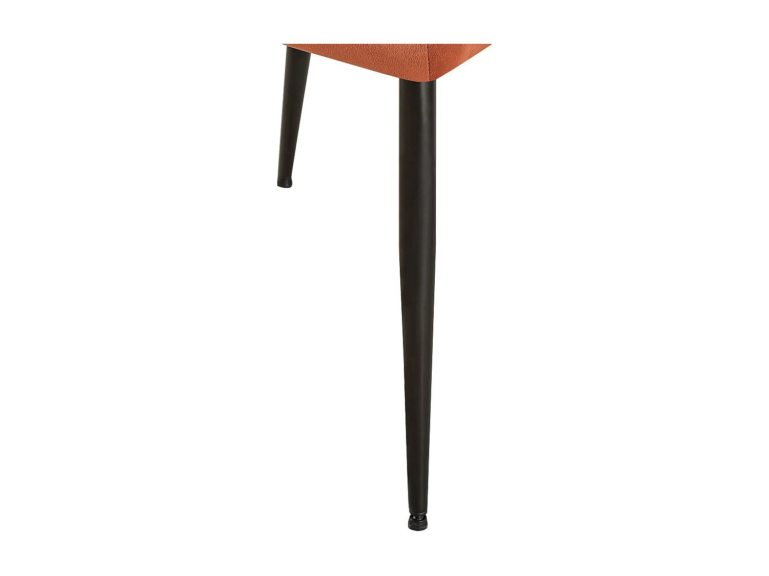 Lot de 2  chaises avec accoudoirs - Velours - Marron - Emia