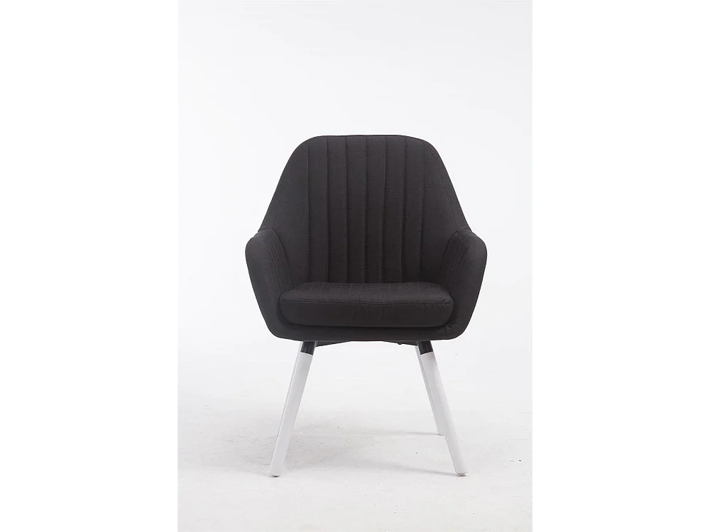 Chaise gondole - Tissu & Bois - Noir - Florian