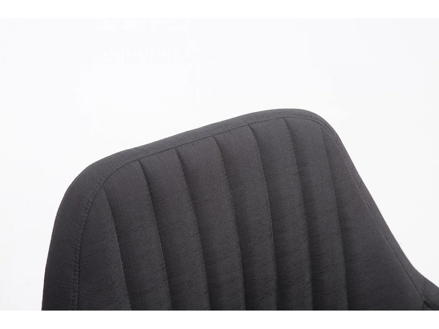 Chaise gondole - Tissu & Bois - Noir - Florian