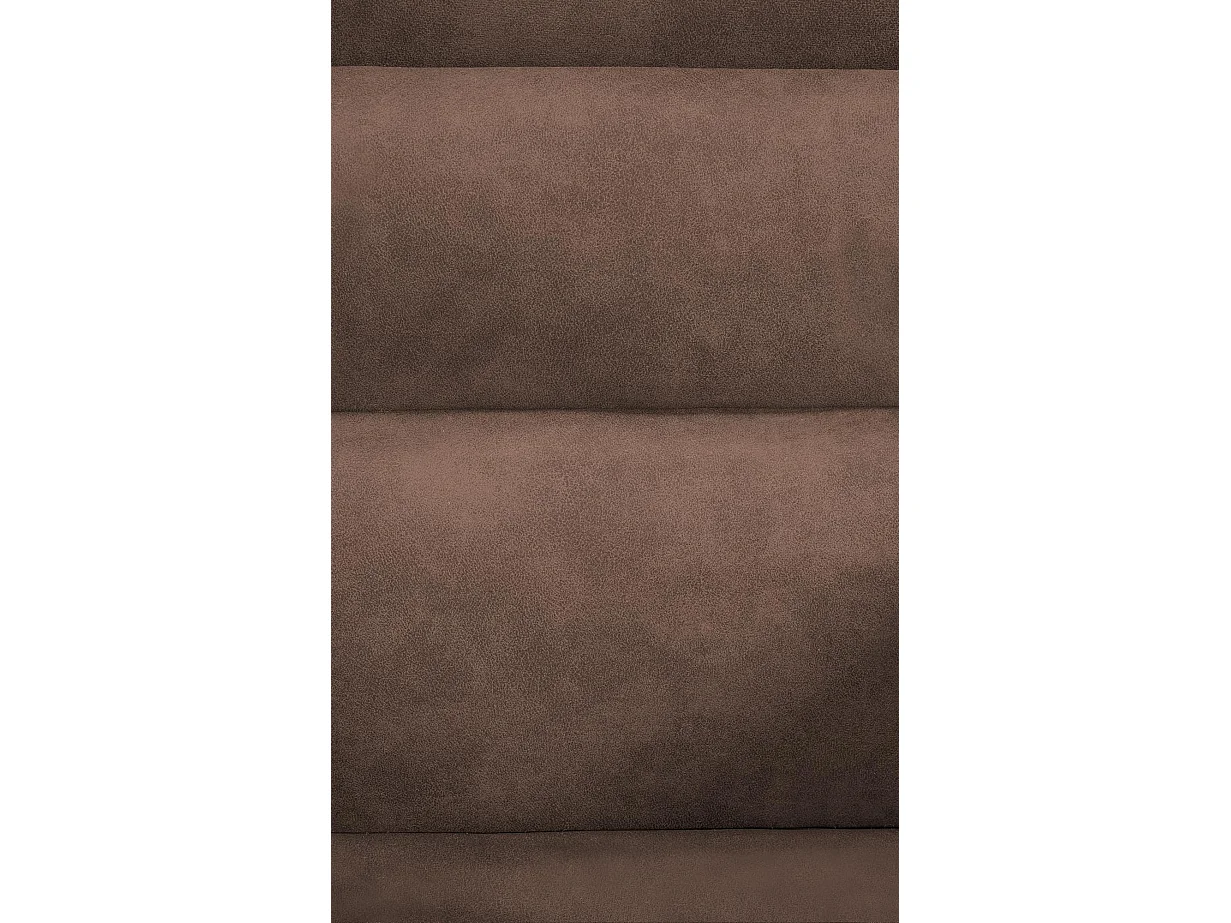 chaises avec accoudoirs - Tissu vintage - Marron - Russel