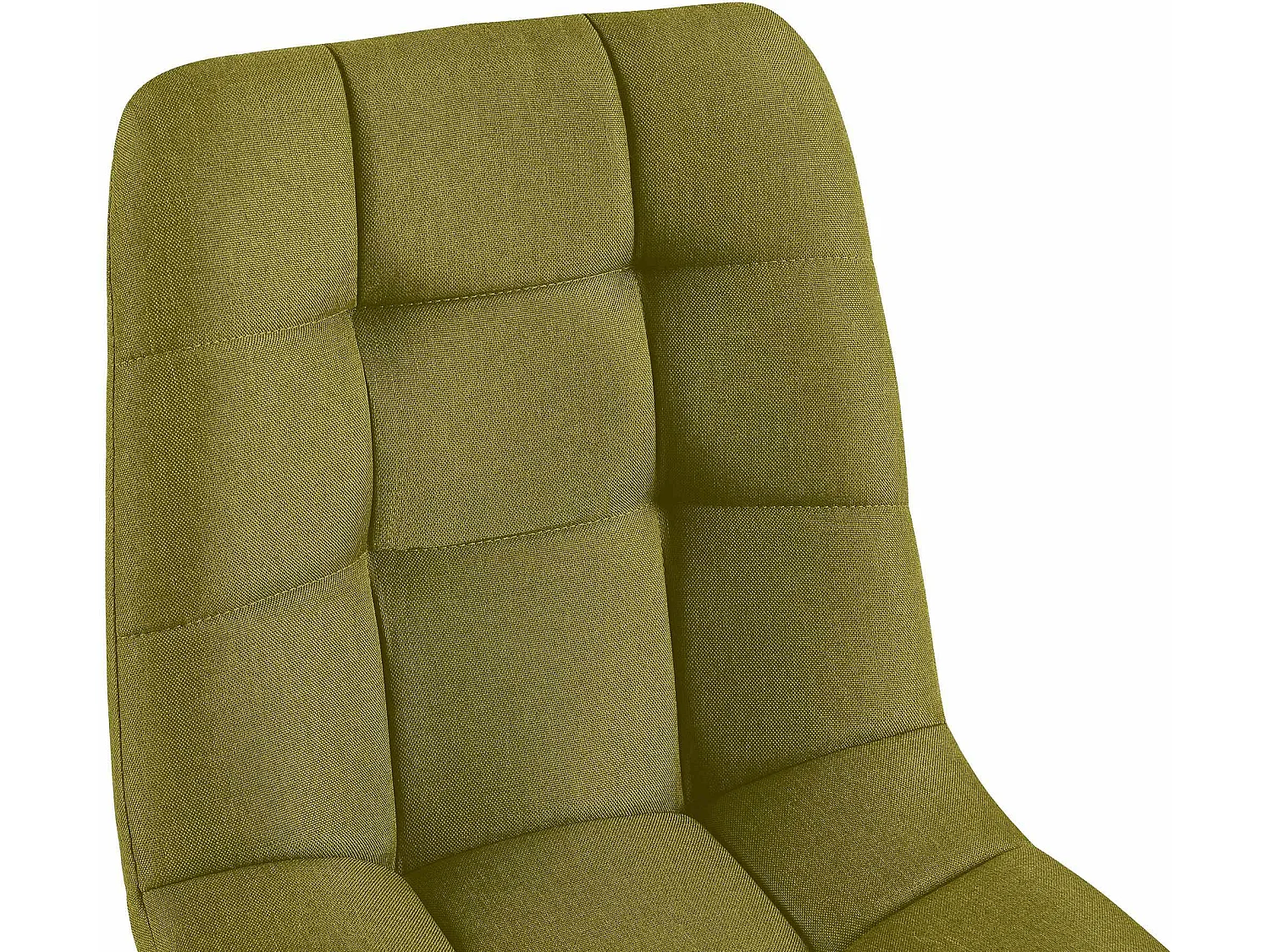 Lot de 4  chaise salle à manger - Tissu - Vert - Antibes