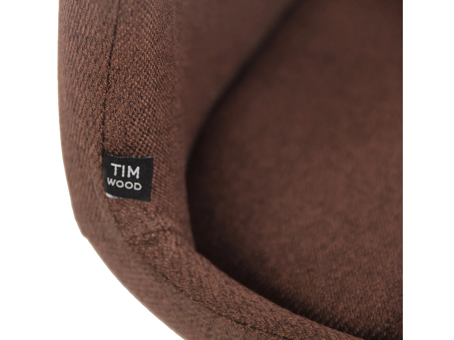 Set van 4  Eetkamerstoelen -  & Hout - bruin - Luna