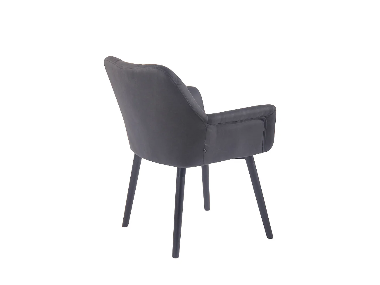 chaises avec accoudoirs - Similicuir vintage & Noir - Noir - Cassidy