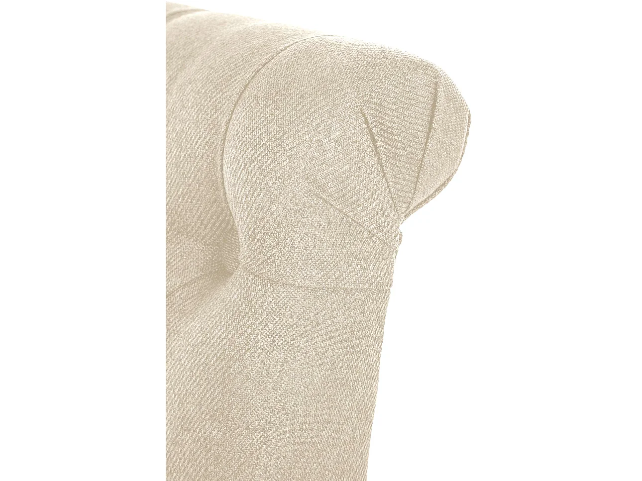 Lot de 2  chaise salle à manger - Tissu - Crème - Lisburn