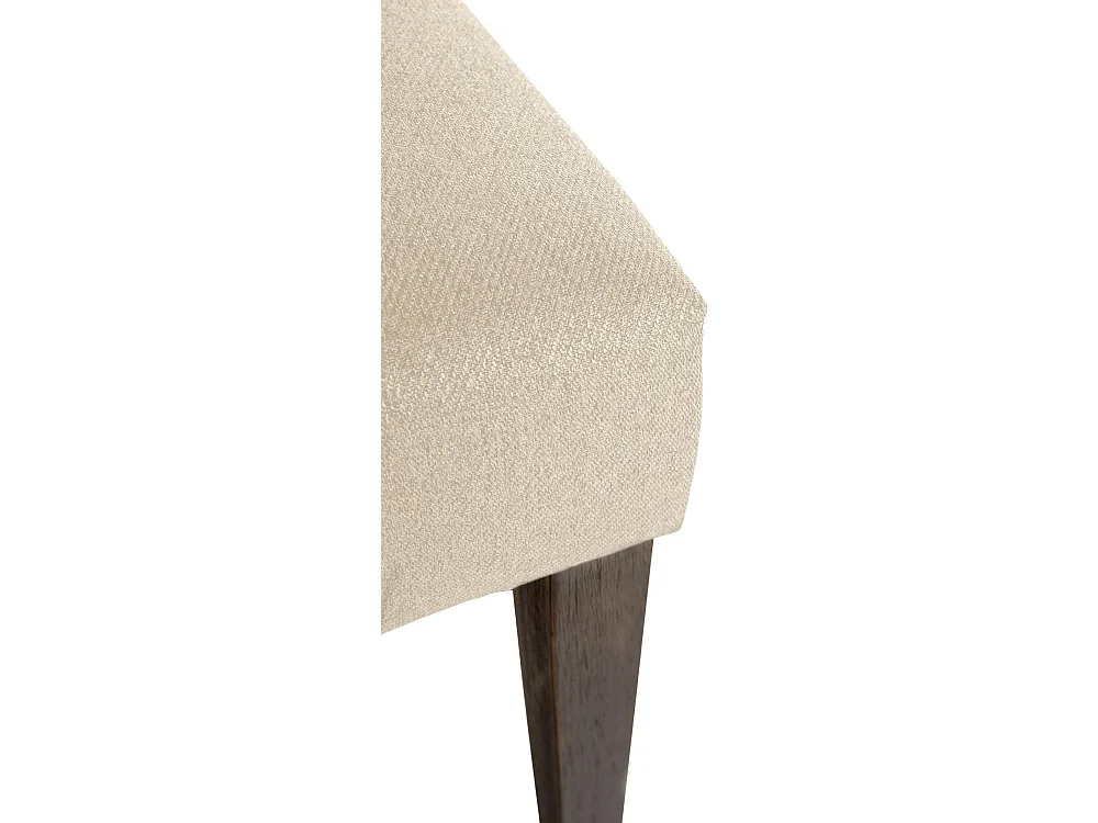 Lot de 2  chaise salle à manger - Tissu - Crème - Lisburn