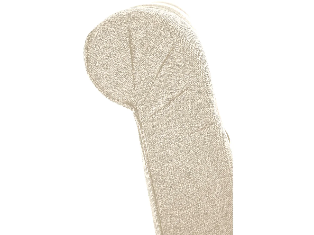 Lot de 2  chaise salle à manger - Tissu - Crème - Lisburn