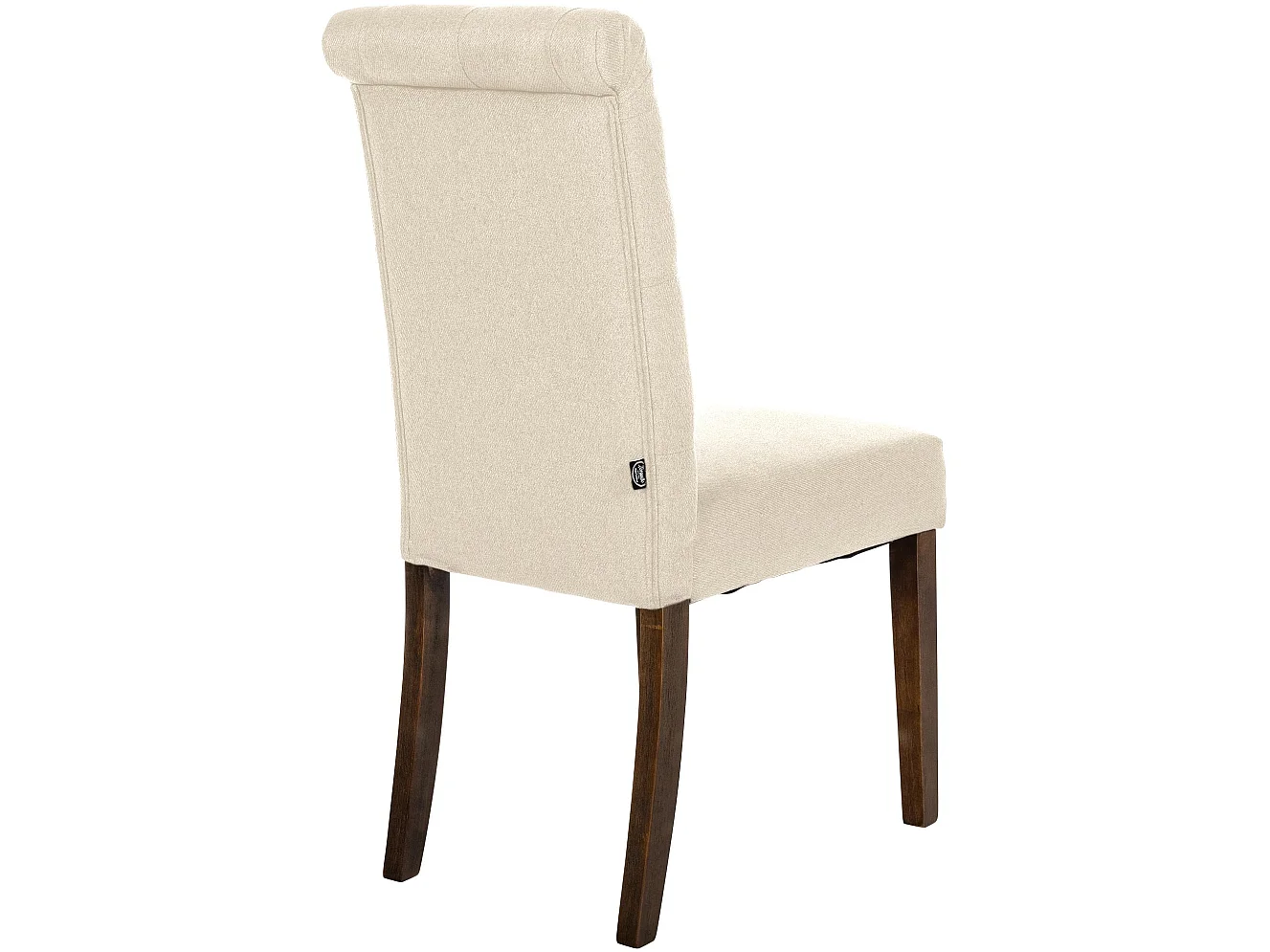 Lot de 2  chaise salle à manger - Tissu - Crème - Lisburn