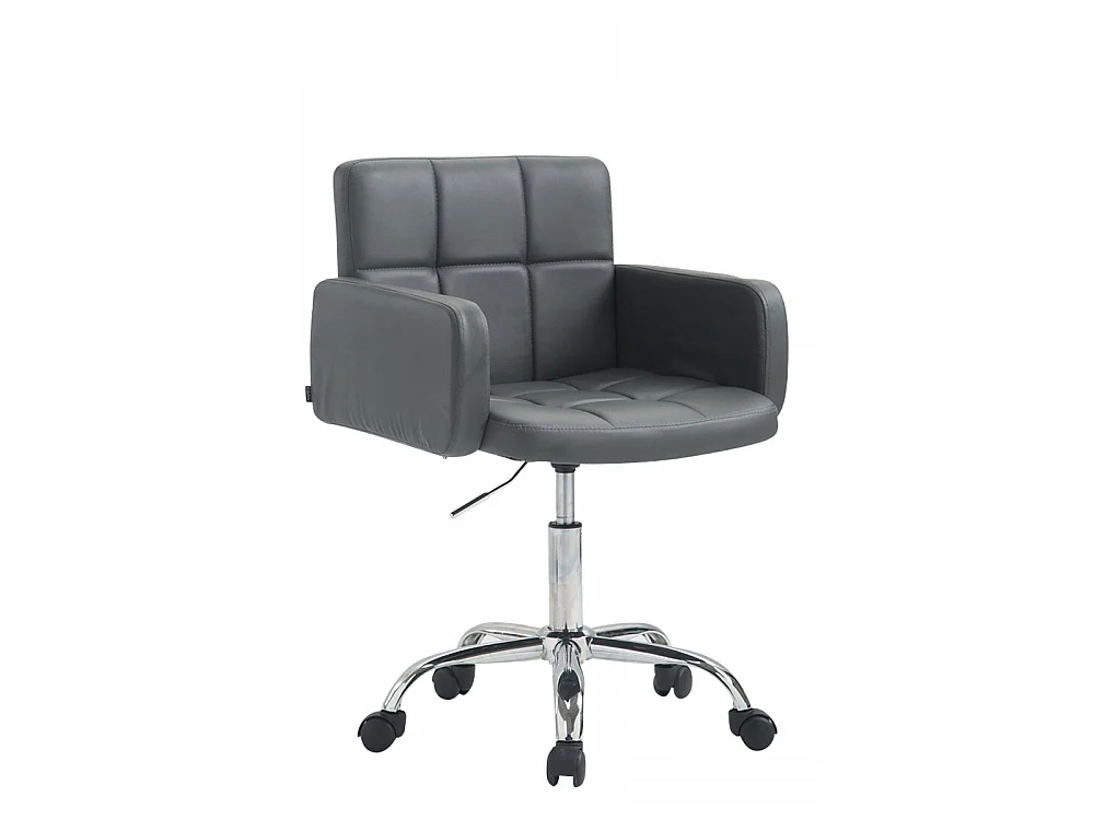 Chaise de bureau - Similicuir & Métal chromé - Los Angeles