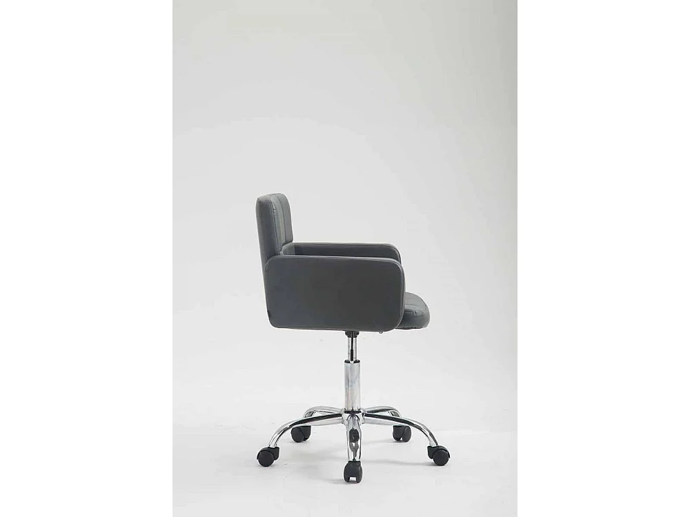 Chaise de bureau - Similicuir & Métal chromé - Los Angeles