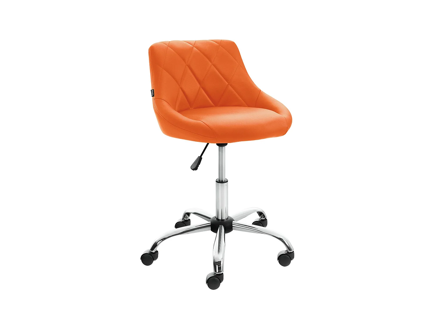 Bürohocker - Kunstleder - orange - Lazio