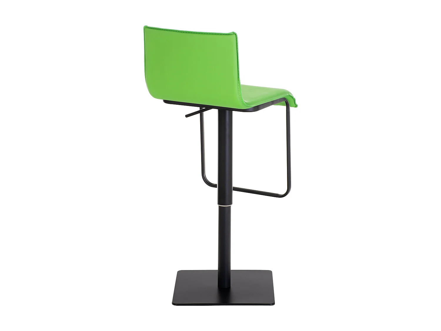 Tabouret de bar - Similicuir & Acier inoxydable - Vert - Limon