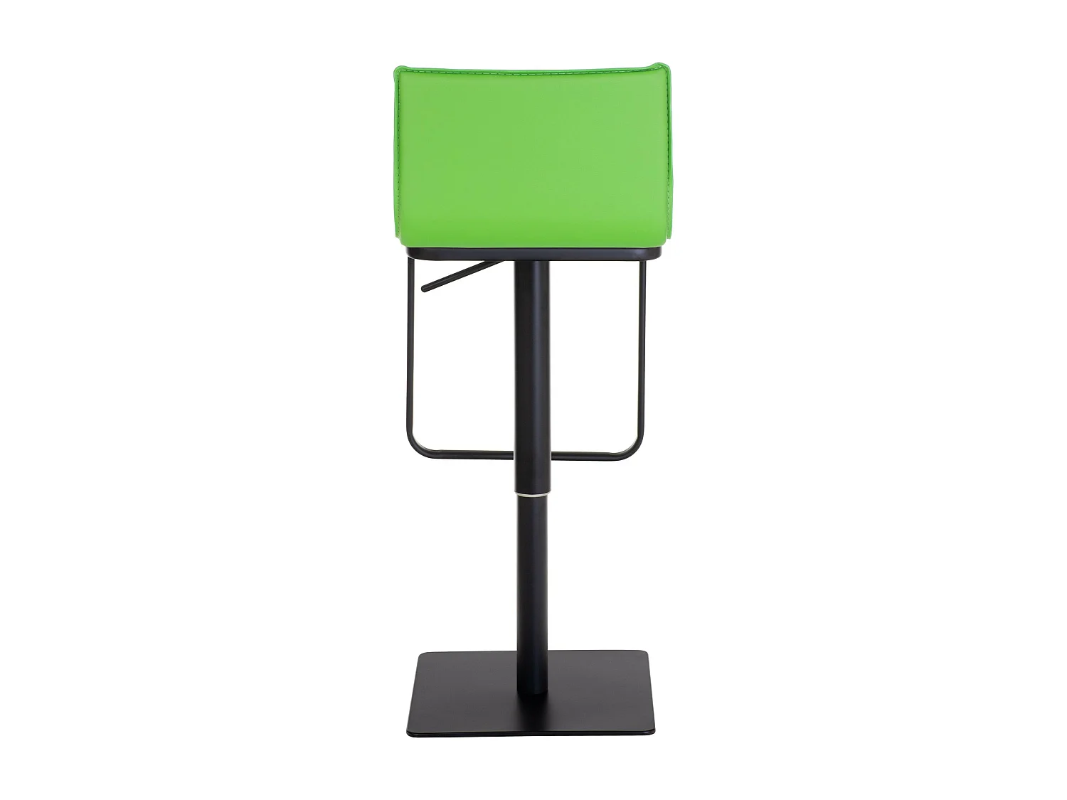 Tabouret de bar - Similicuir & Acier inoxydable - Vert - Limon