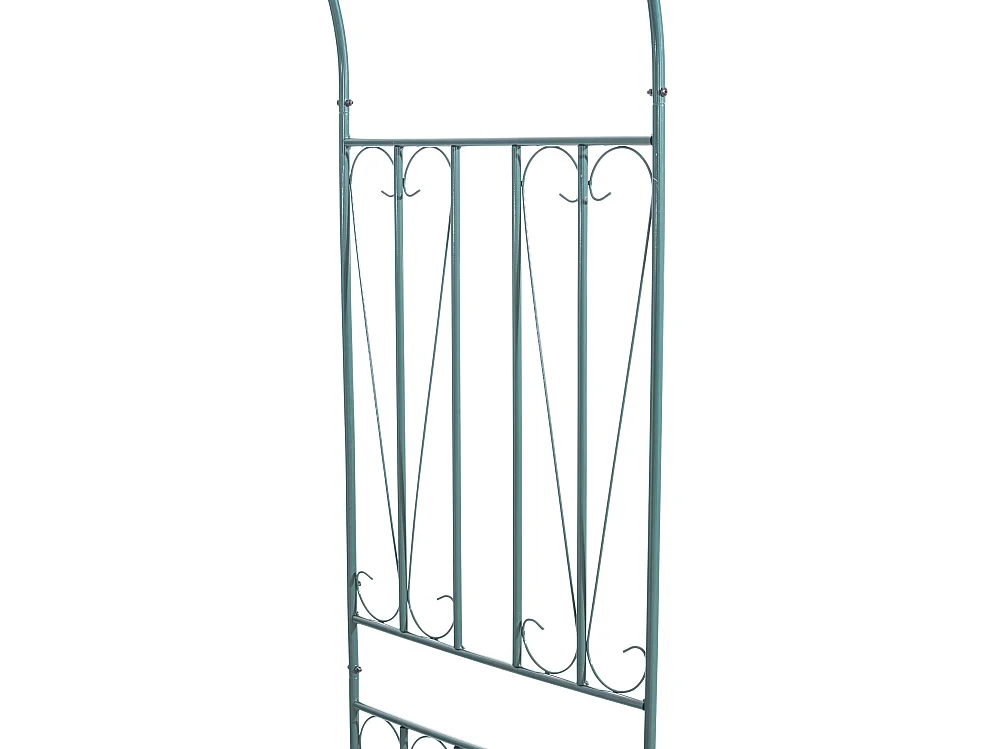 Rosenbogen - Metall - grün - 60er