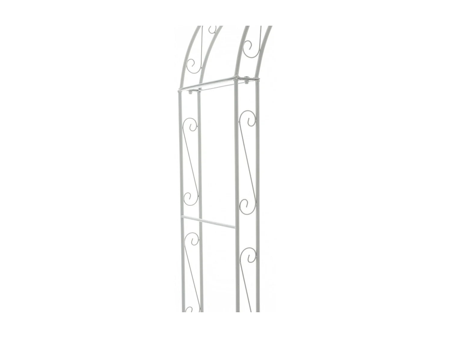 Arche à rosiers - Métal & Métal - Blanc - Lenz