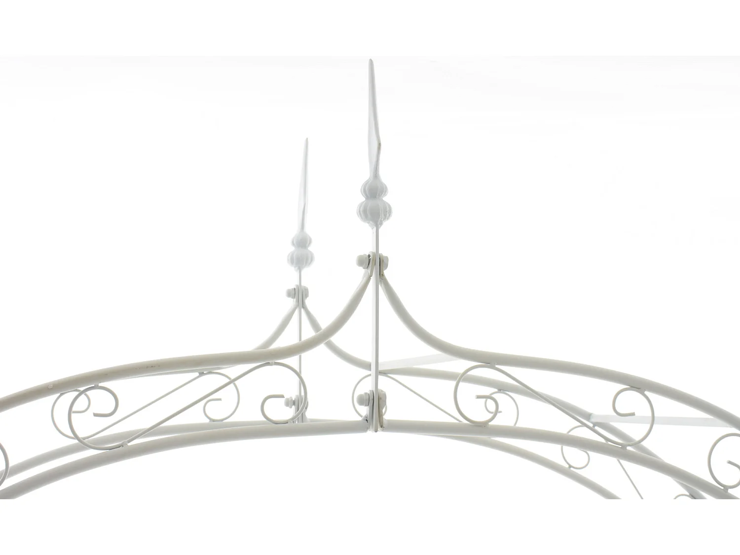 Arche à rosiers - Métal & Métal - Blanc - Lenz