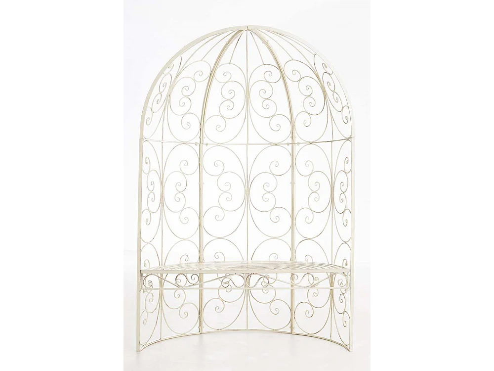 Arche à rosiers - Métal & Noyer - Crème antique - Rosie