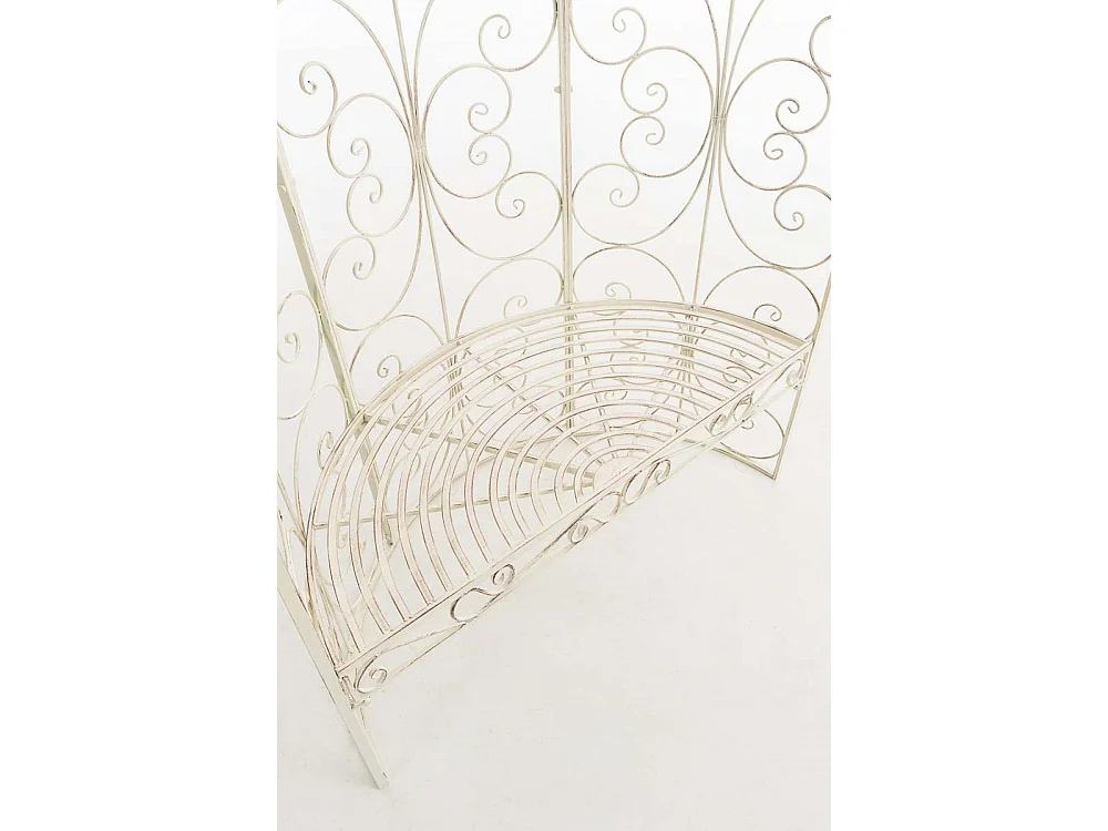 Arche à rosiers - Métal & Noyer - Crème antique - Rosie