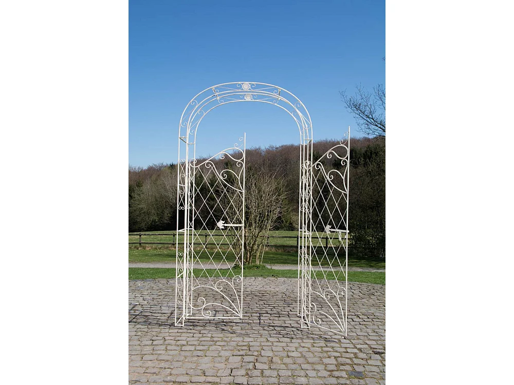 Rozenboog - Metalen & Metaal - antiek/creme - Melissa