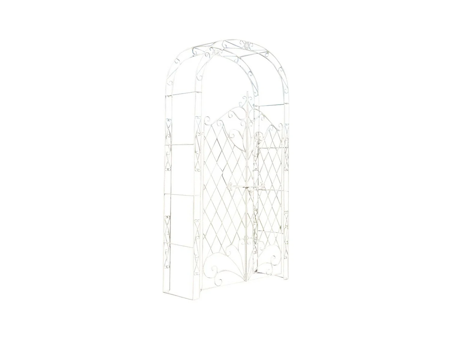 Arche à rosiers - Métal & Métal - Crème antique - Melissa