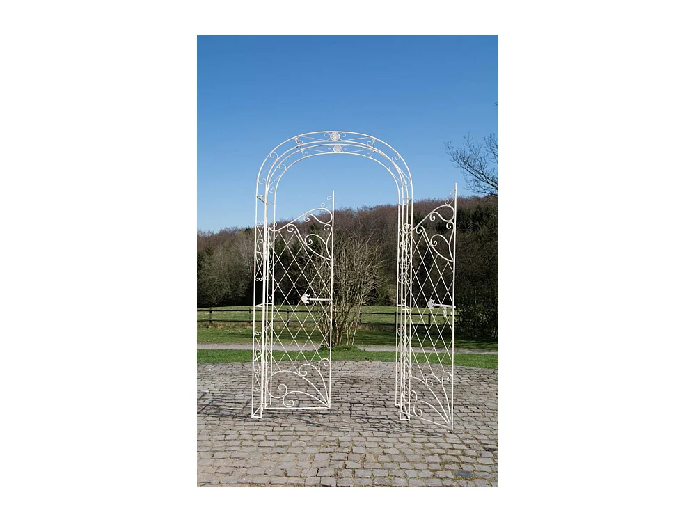 Rozenboog - Metalen & Metaal - antiek/creme - Melissa