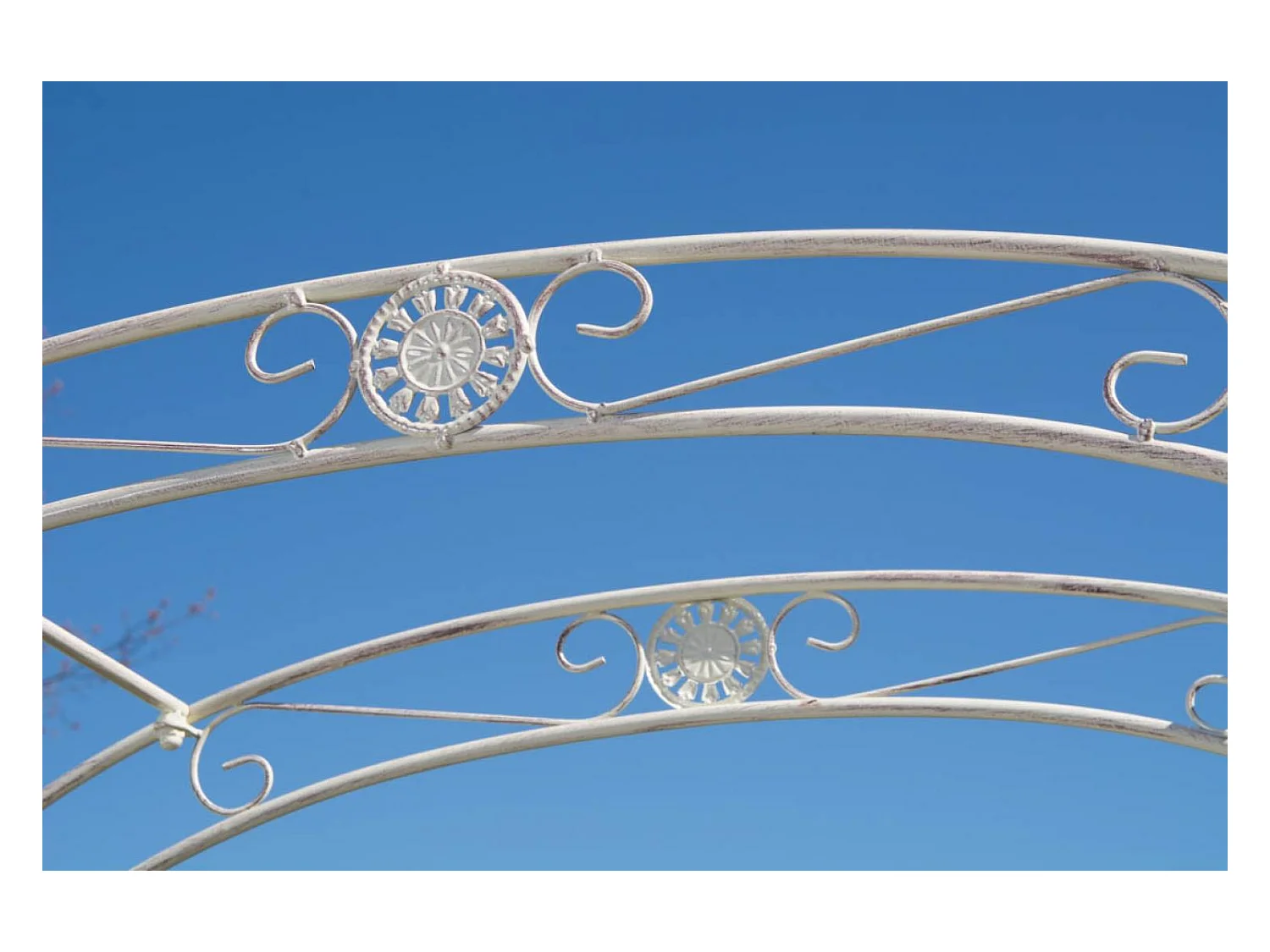 Rozenboog - Metalen & Metaal - antiek/creme - Melissa