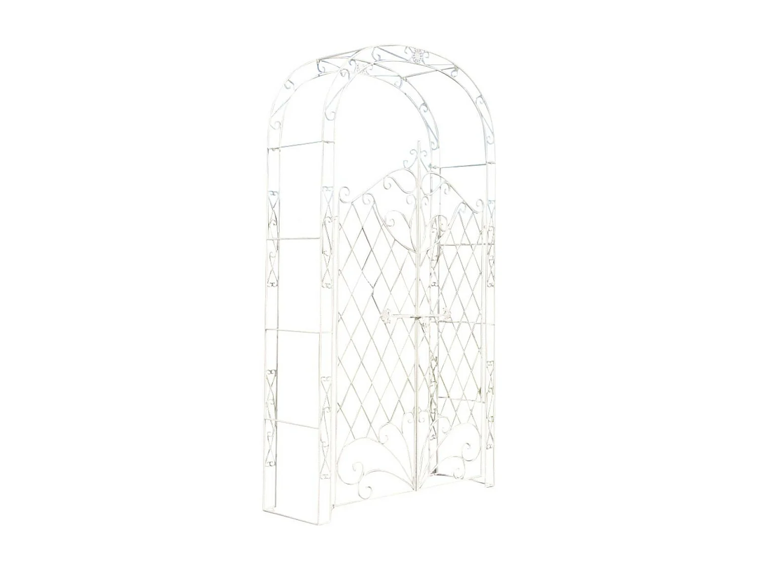 Arche à rosiers - Métal & Métal - Crème antique - Melissa