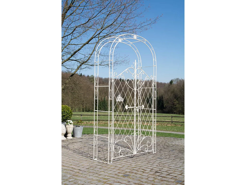 Arche à rosiers - Métal & Métal - Crème antique - Melissa