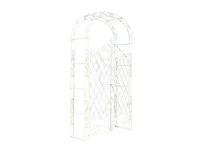 Arche à rosiers - Métal & Métal - Crème antique - Melissa