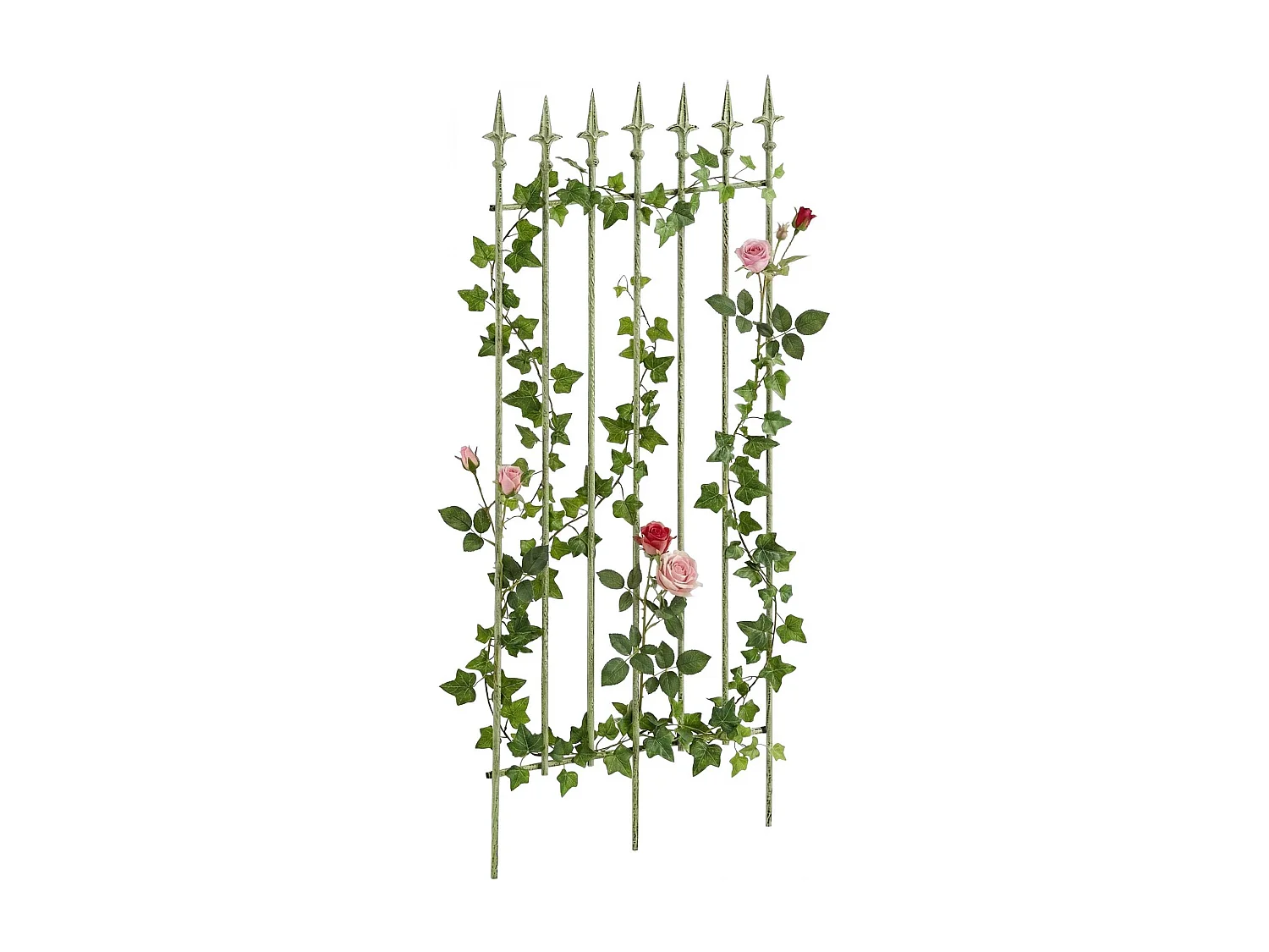 Rankgitter - Metall - antik-grün - Elisa