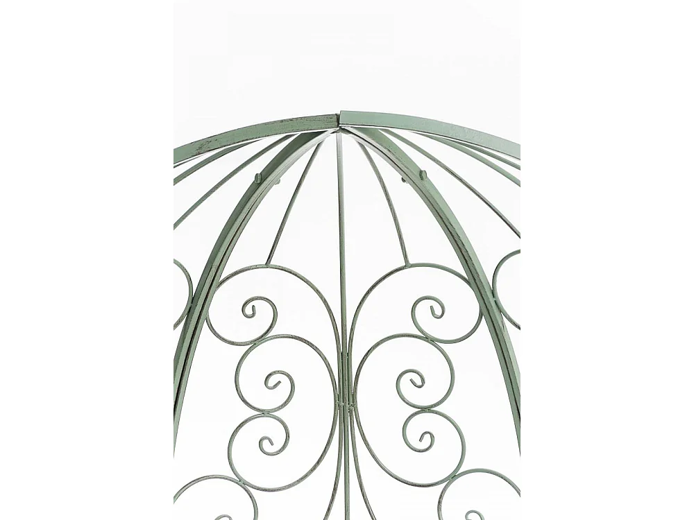 Arche à rosiers - Métal & Noyer - Vert antique - Rosie