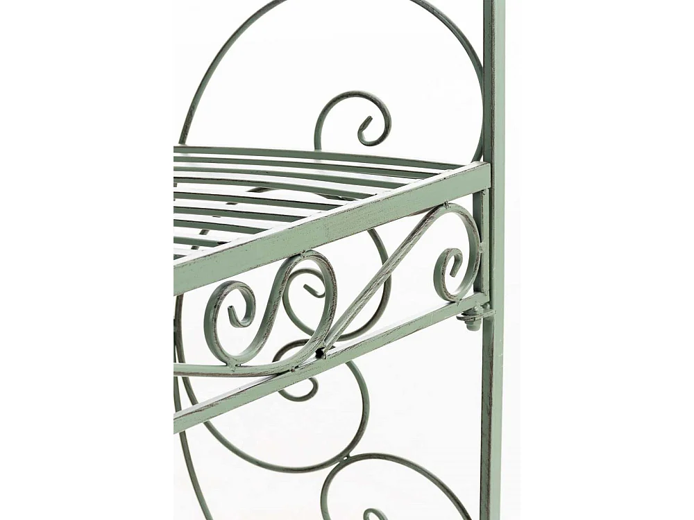 Arche à rosiers - Métal & Noyer - Vert antique - Rosie