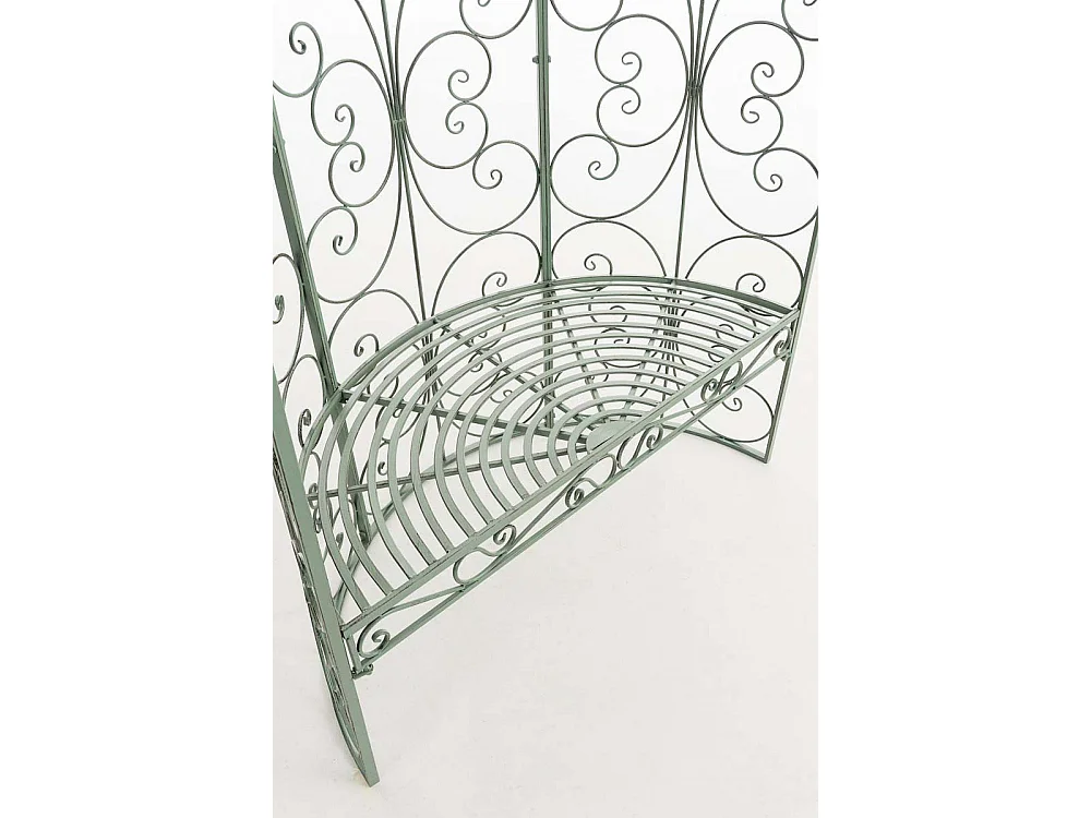 Arche à rosiers - Métal & Noyer - Vert antique - Rosie