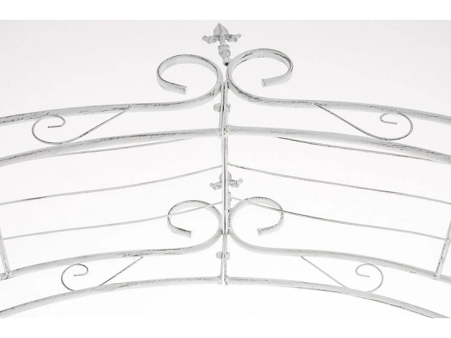 Arche à rosiers - Métal & Métal - Blanc antique - Sun