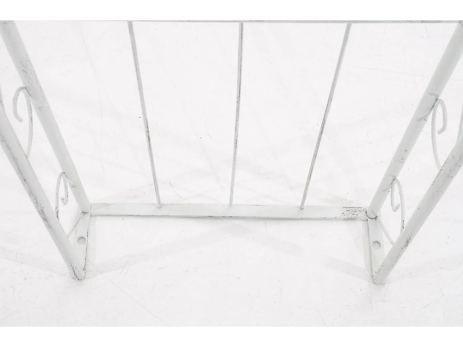 Arche à rosiers - Métal & Métal - Blanc antique - Sun