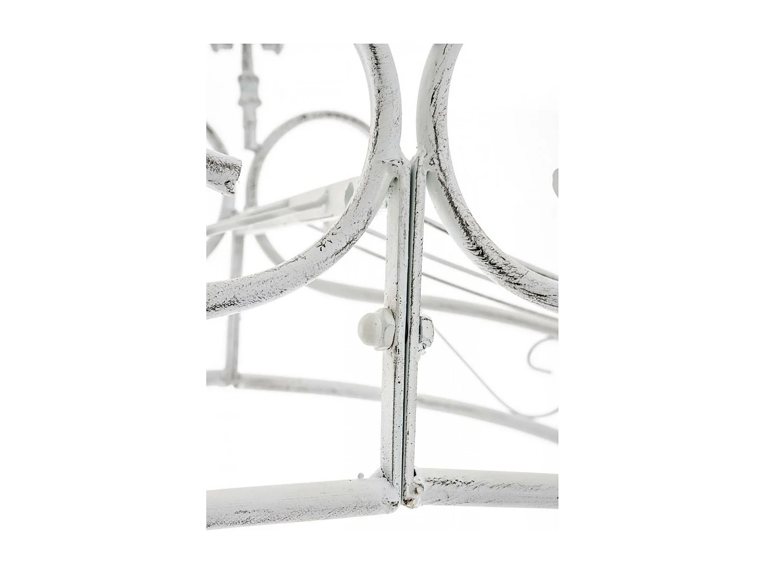 Arche à rosiers - Métal & Métal - Blanc antique - Sun