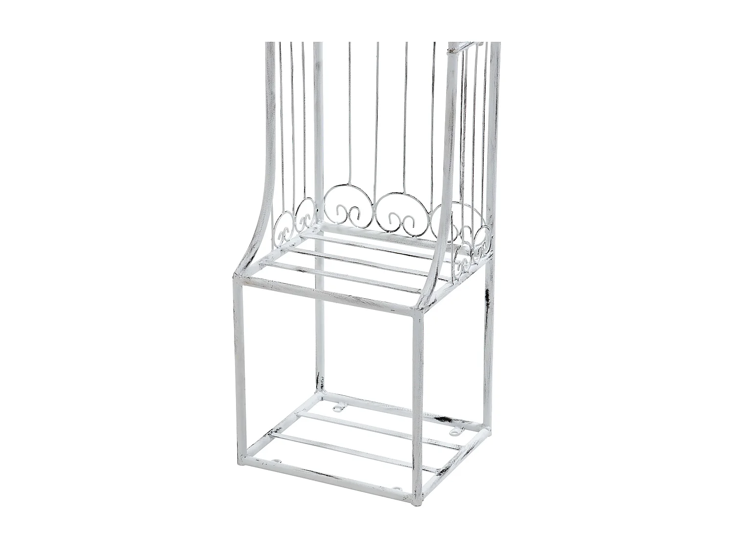 Arche à rosiers - Métal & Métal - Blanc antique - Alessia