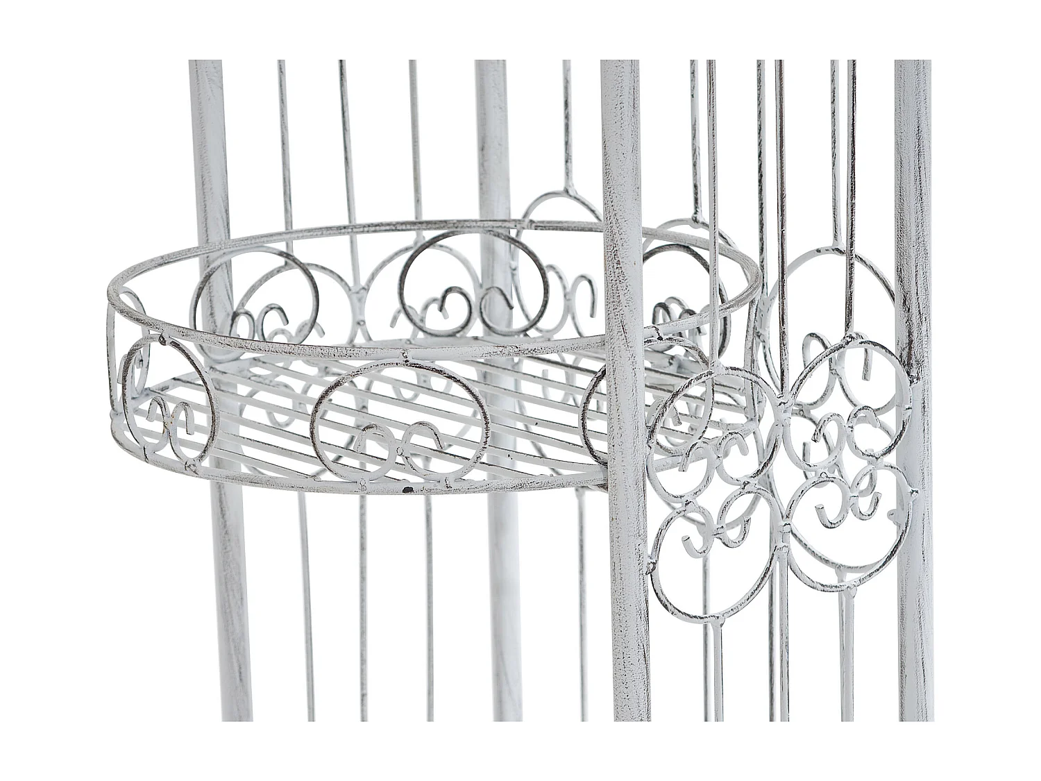 Arche à rosiers - Métal & Métal - Blanc antique - Alessia