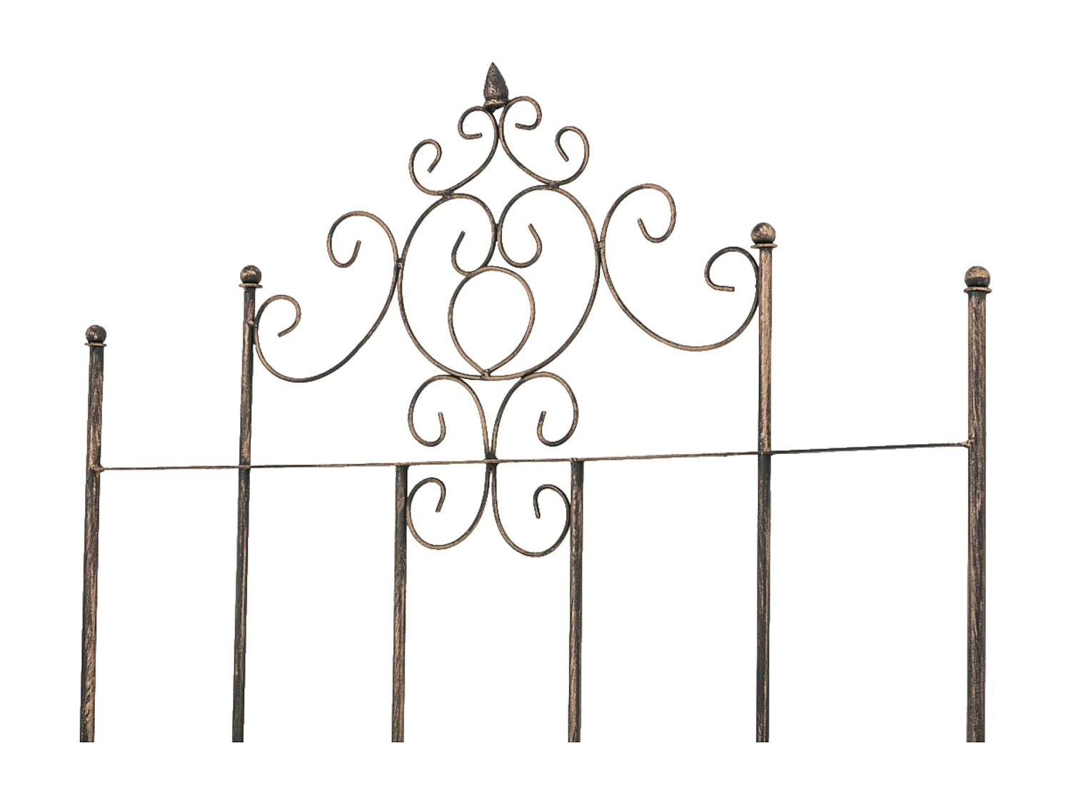 Set van 2  Trellis - Metaal & wit - bronzen - Paula