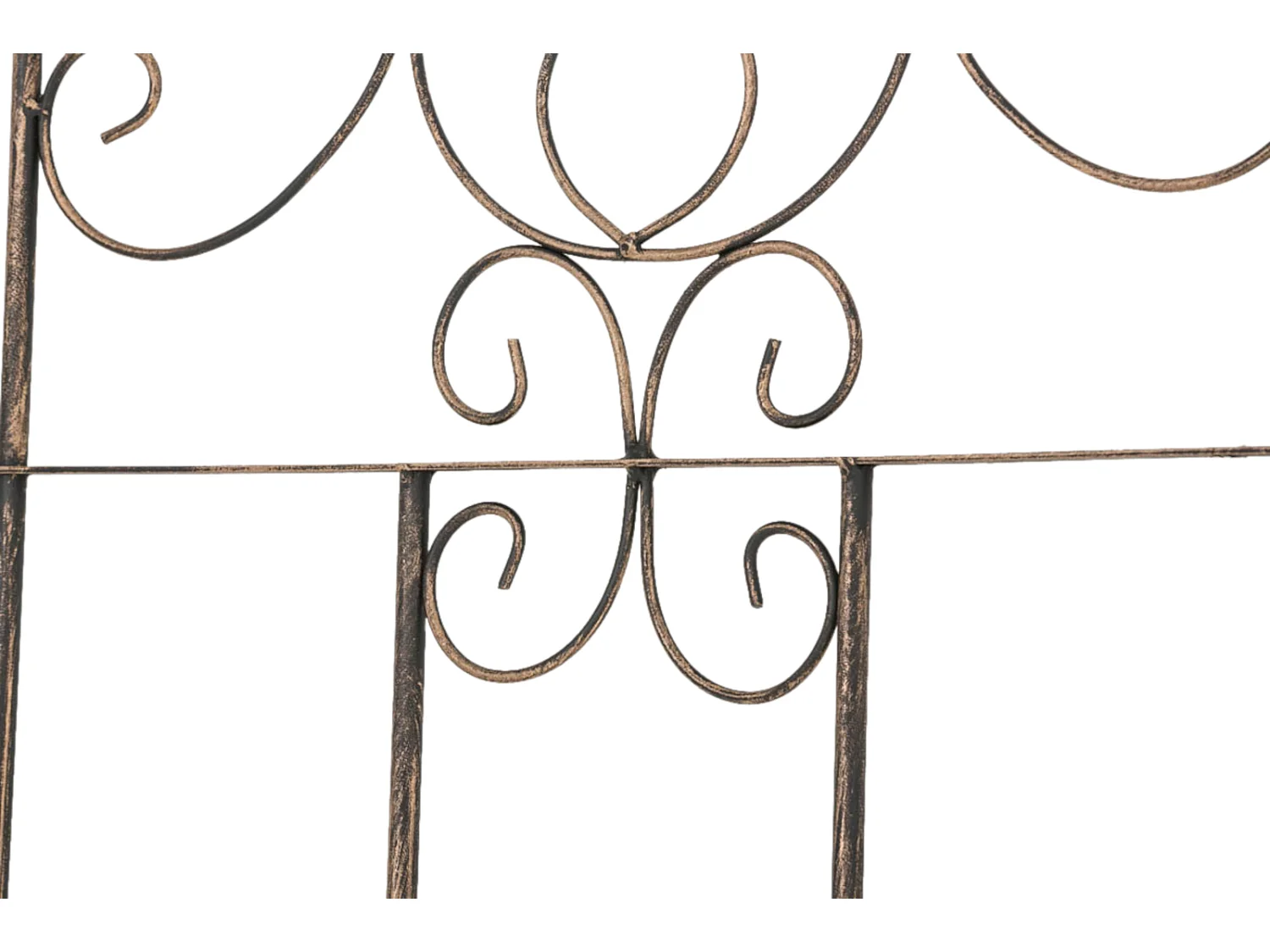 Set van 2  Trellis - Metaal & wit - bronzen - Paula